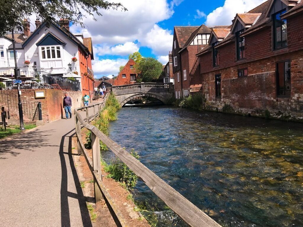River Itchen walk in winchester