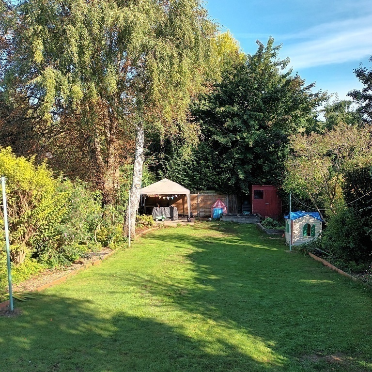 Large enclosed garden