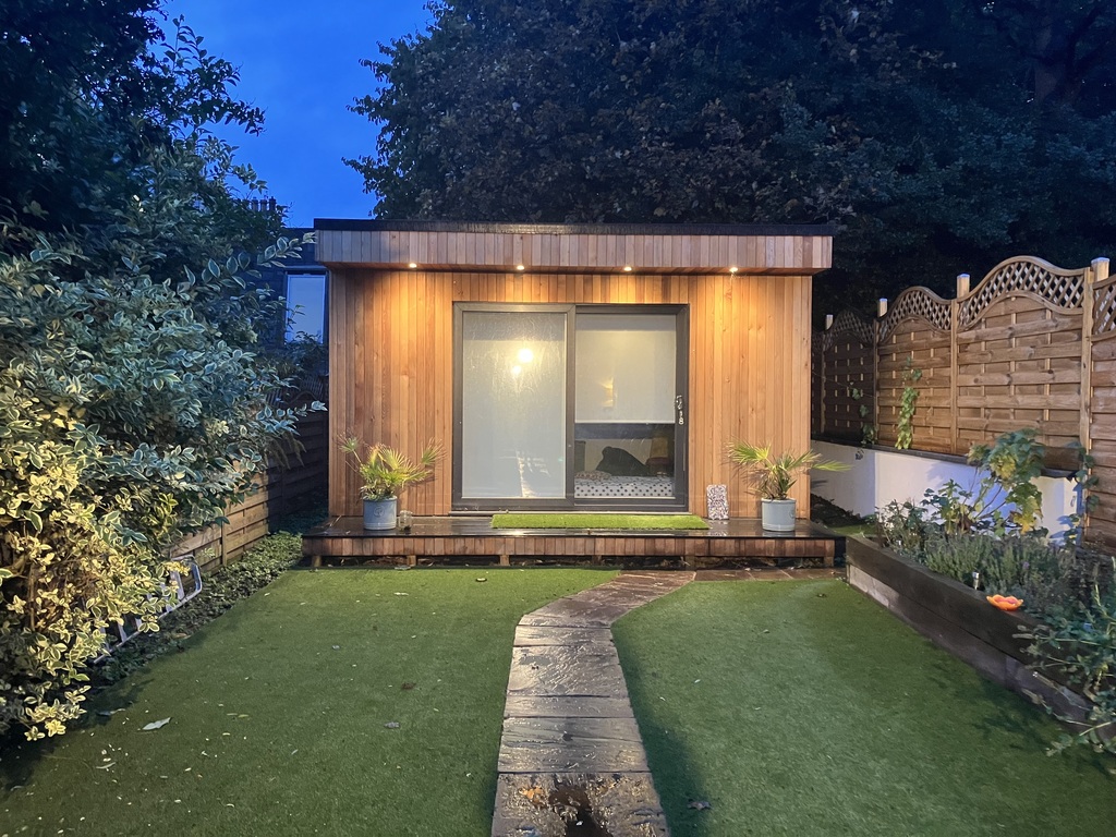 The Garden Room at night