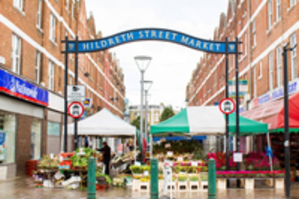 vibrant Balham market