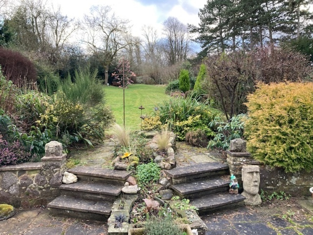 Rear garden of house