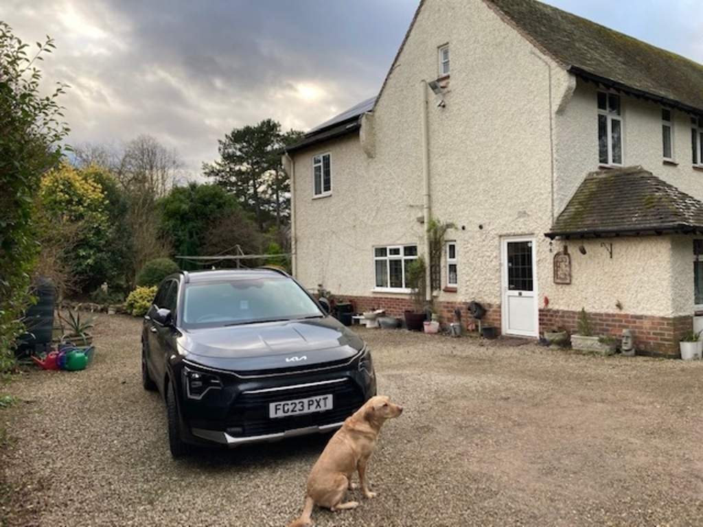 Side of house with Beau