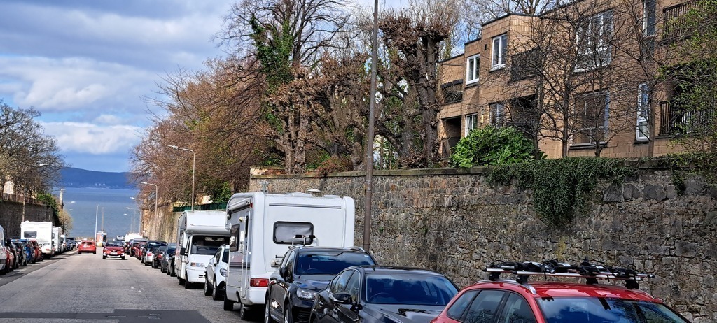 Side view of building with outlook to seafront