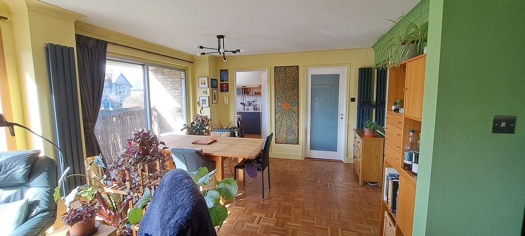 Other end of lounge and dining area