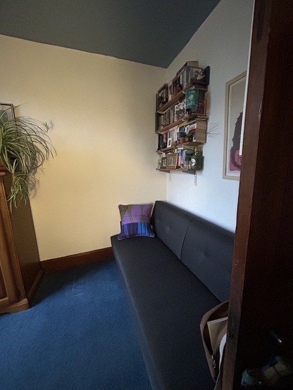 Spare bedroom with double sofa bed