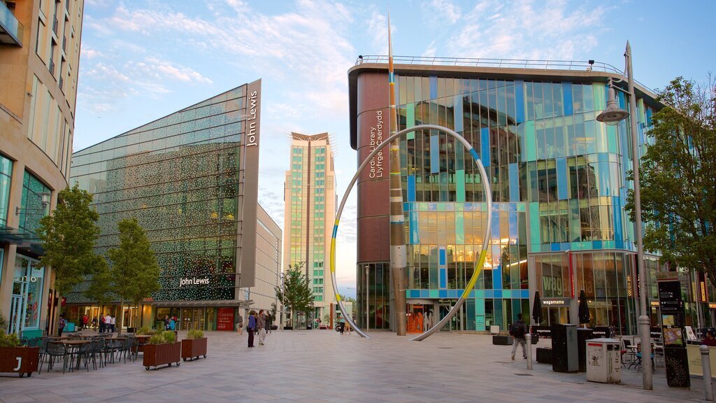 Cardiff City Centre (60 miles) - we visit a lot! Boutiques, the usual city shops, great food scene.