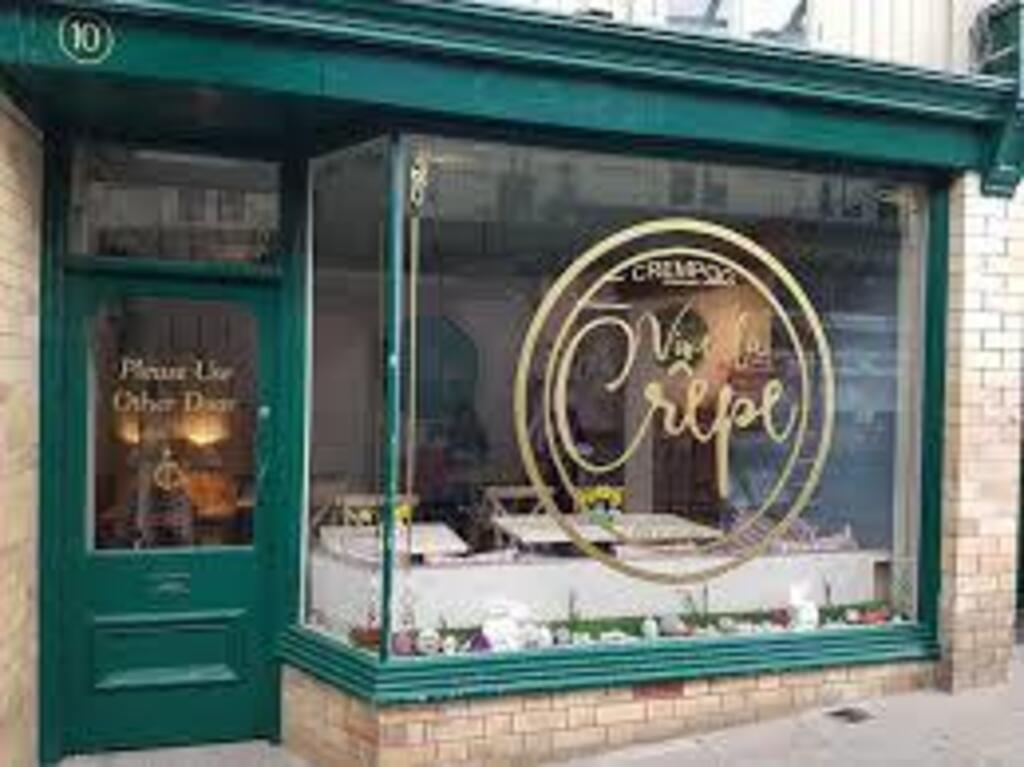 Crepe shop in Ammanford Arcade. Delicious!