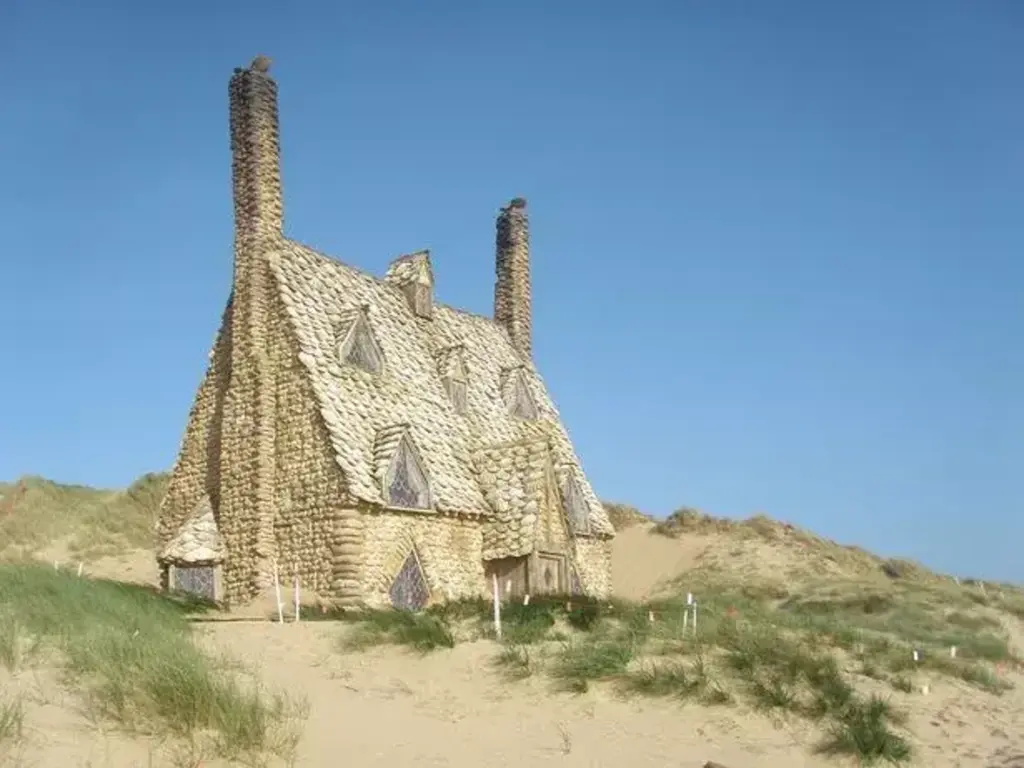 Freshwater West (55miles)  beach in Pembrokeshire where Dobby's house was filmed. Set no longer there. 