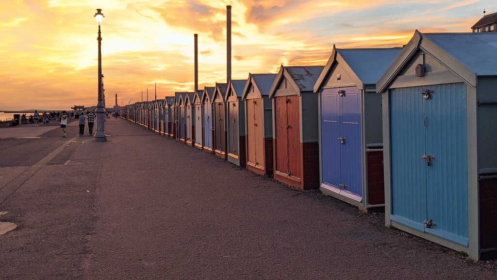 Iconic Hove beach huts