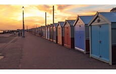 Iconic Hove beach huts