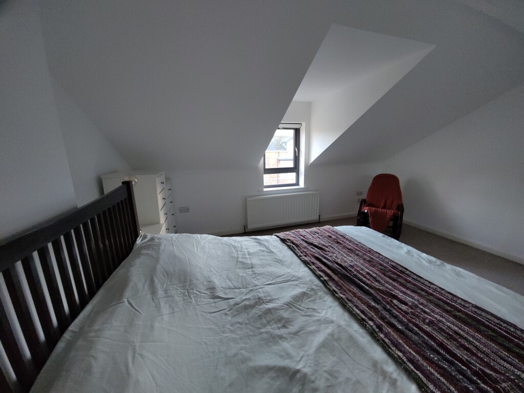 The top floor double has a high quailty king-size mattress