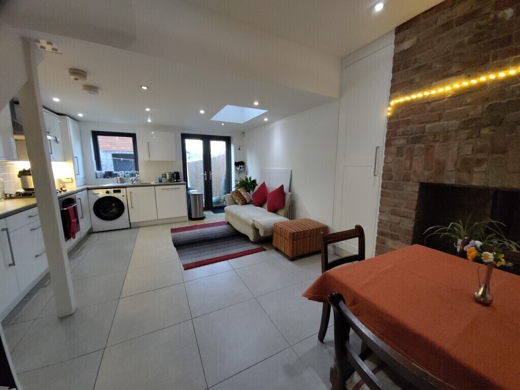 Our kitchen-diner - the back room on the ground floor