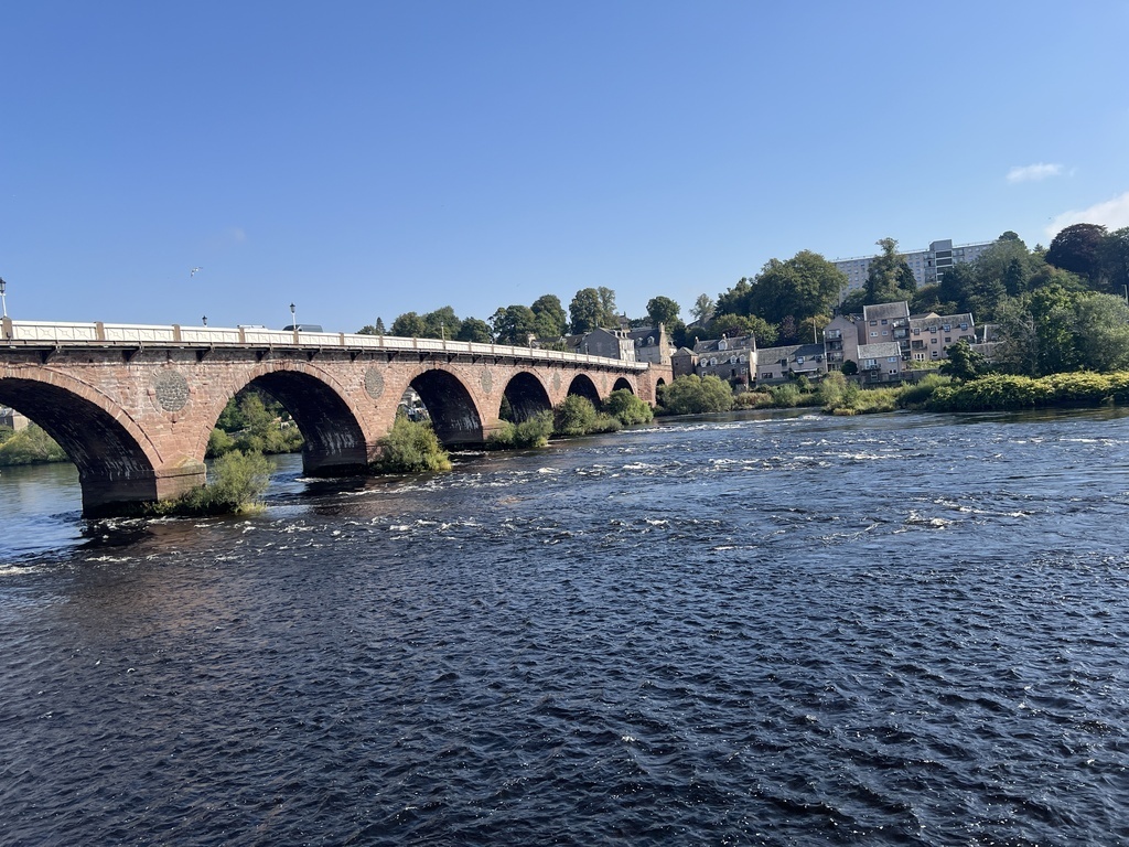 Bridge over river Tay in Perth