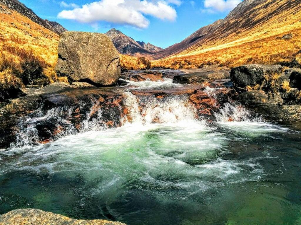 Glen Rosa - a stunning walk. Jump in the pool if you need to cool down! 