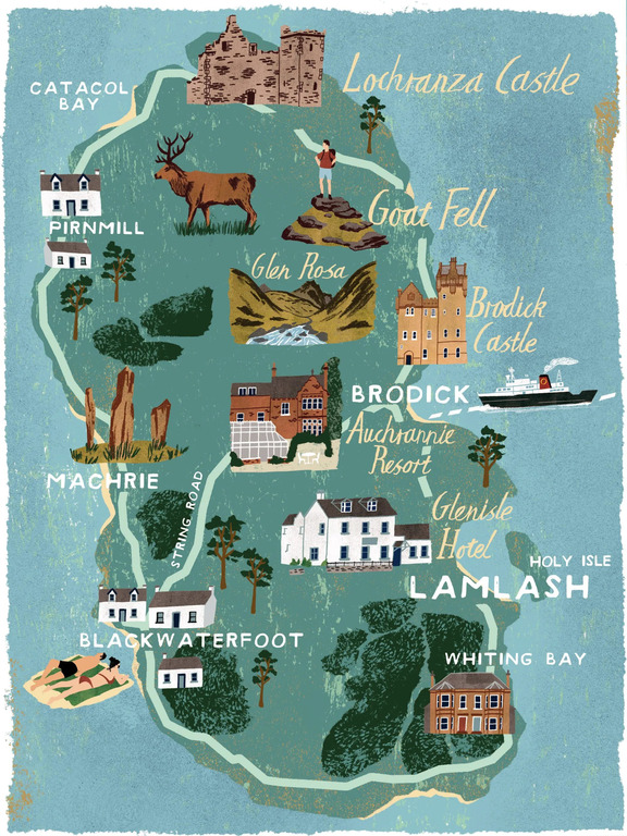 ARRAN - often called "Scotland in miniature"