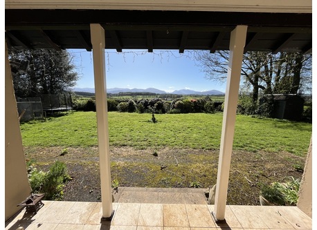 View of the mountains from the porch