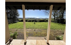 View of the mountains from the porch