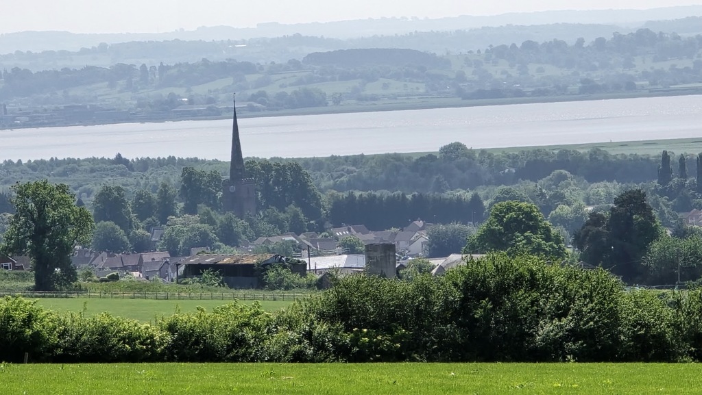 A view of Lydney and the River Severn