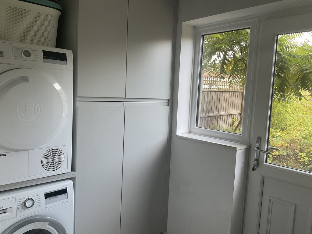 Separate utility room