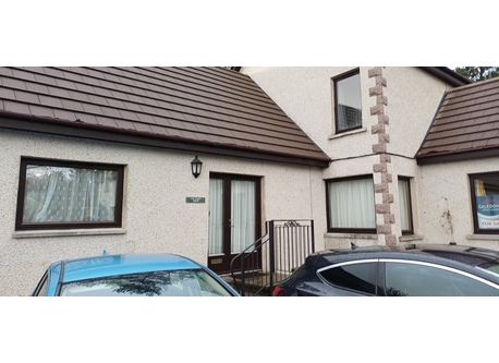 The Coach House with private parking situated in large communal grounds shared with 10 other properties - all called Balvatin Cottages.