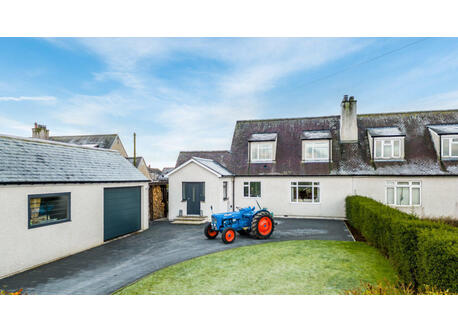 Front of the house - tractor no longer present!