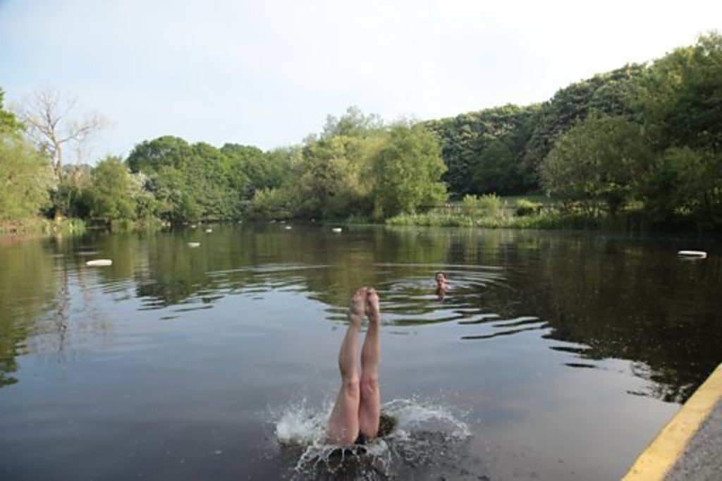 Hampstead Heath swimming Ponds, great on a sunny day.