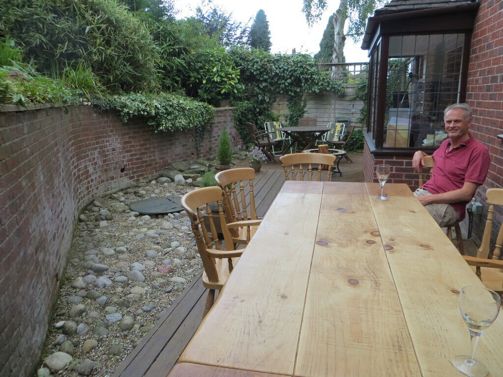 Outdoor decking area 