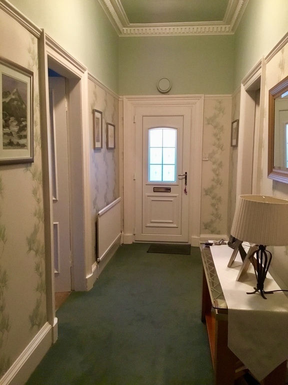 Front entrance and hallway 