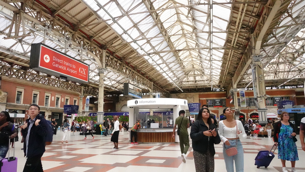 Victoria Station in central London - 25 minutes by direct train from Carshalton