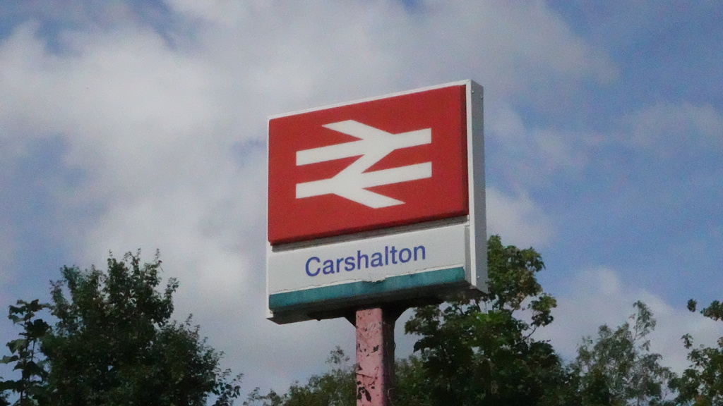 Carshalton Railway Station Sign