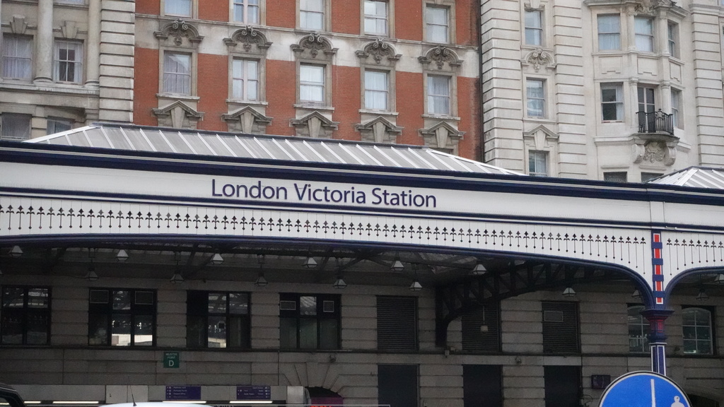 Victoria Station Sign