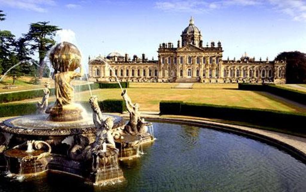 Castle Howard, not far from York. You can visit the house and gardens - very Downton Abbey!