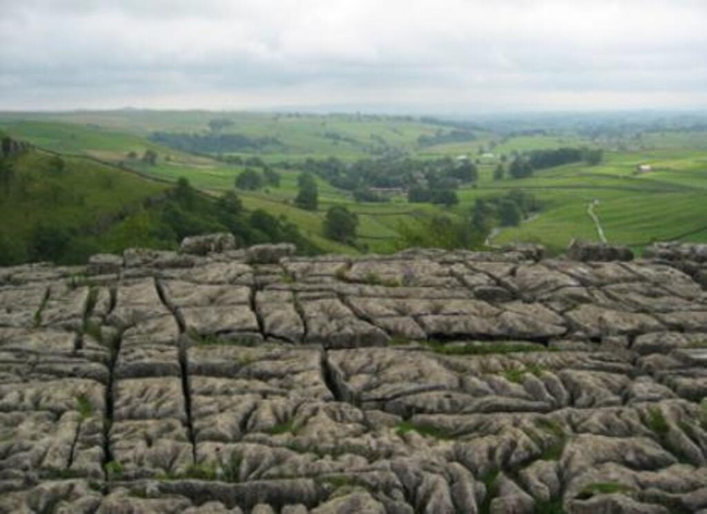 Limestone pavement in the Yorkshire Dales 