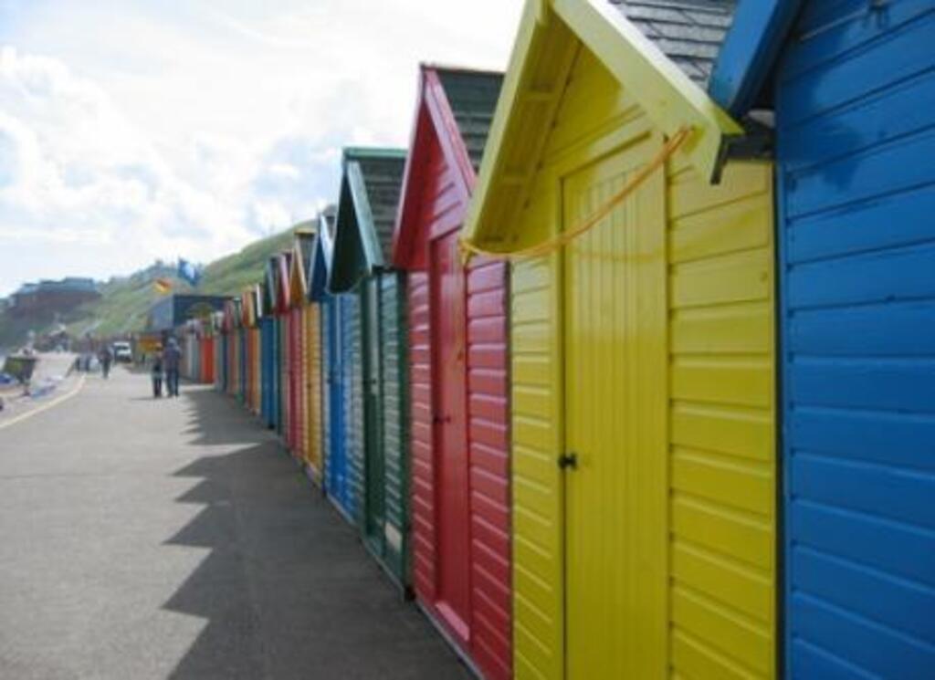 Beach huts in Whitby 