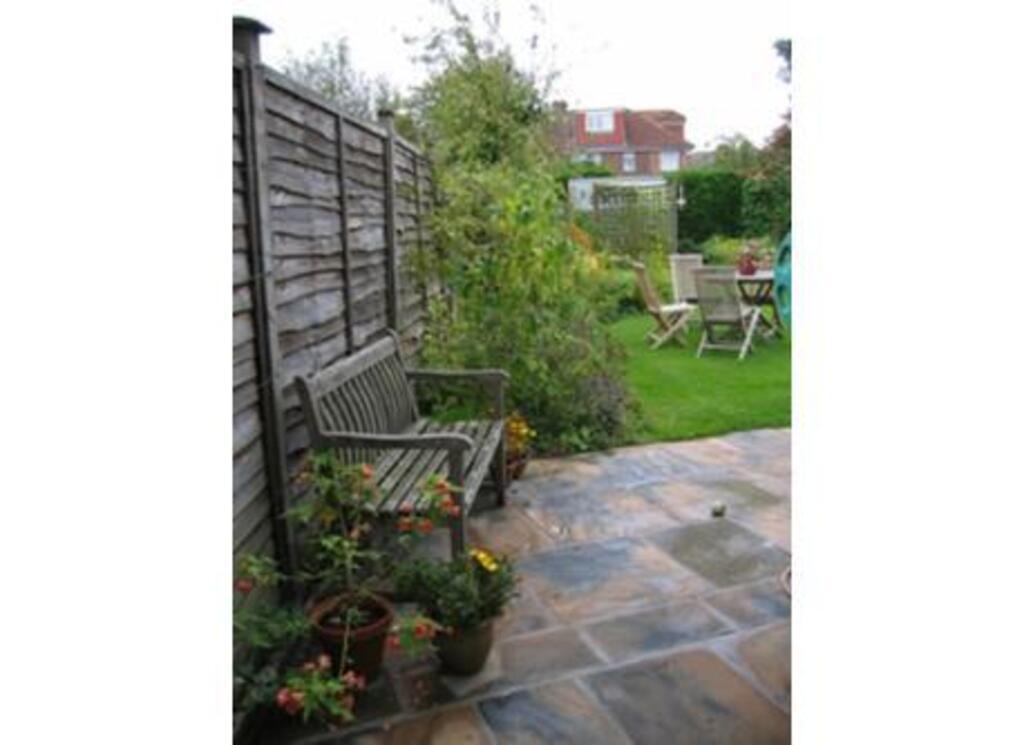 The garden where you can eat outside