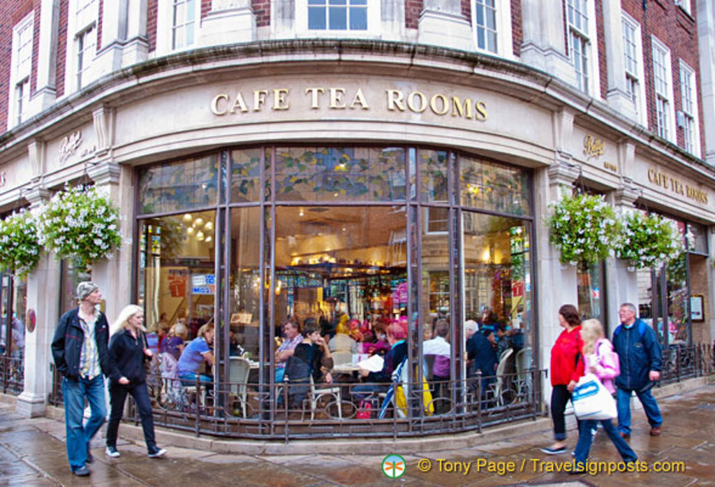 Betty's Tea Rooms York. Famous for traditional English Afternoon Tea and cakes. 