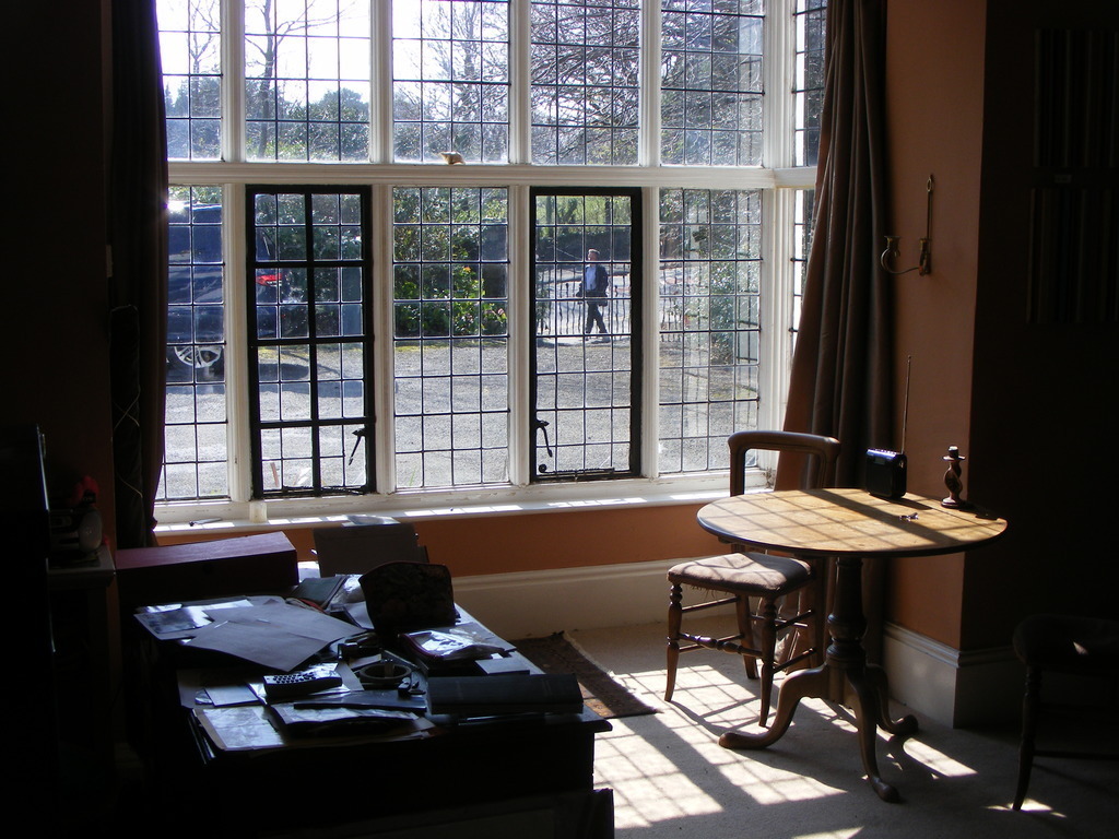 What we call the office - faces south. 