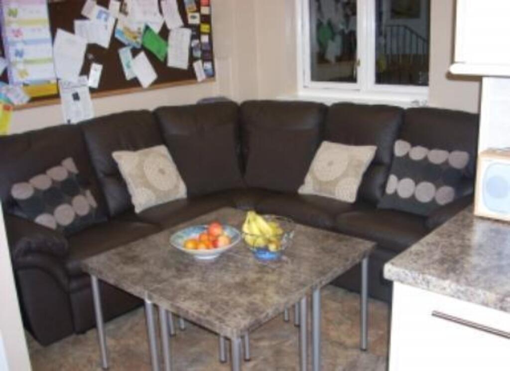 Informal seating in our kitchen