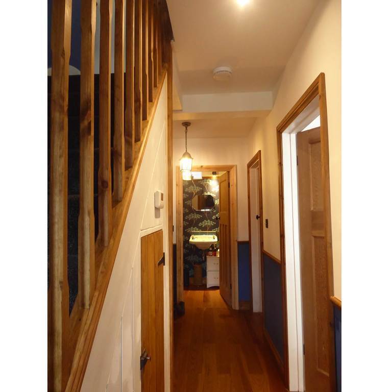 Hallway and downstairs cloakroom