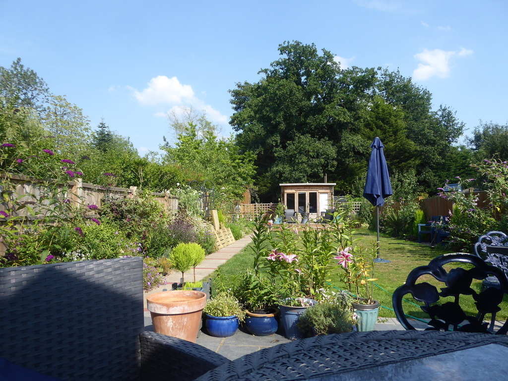 Garden and summerhouse