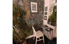 Garden room study corner