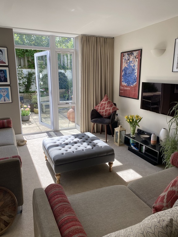 Looking out to garden