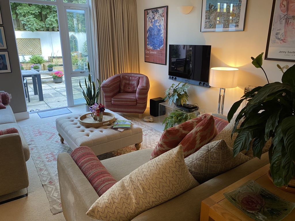 Looking out to garden