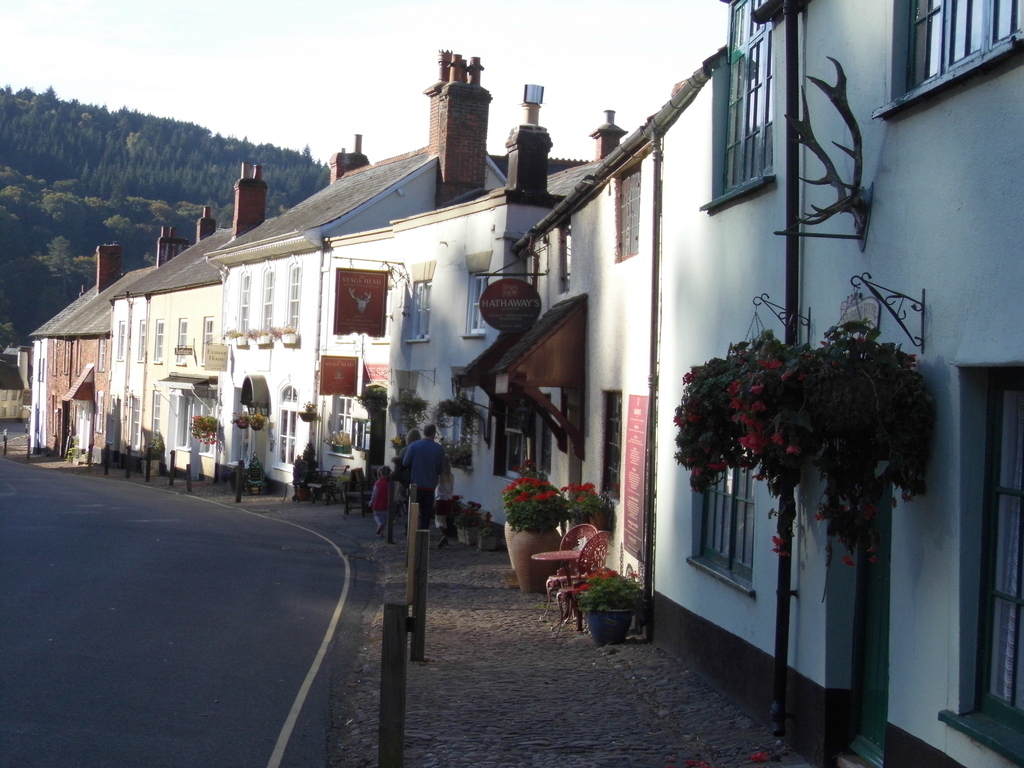 Dunster village, West Street.