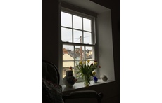 View from living room - historic cornish village