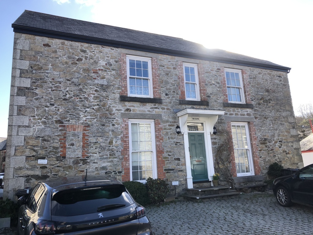 Chapel Apartments (parking on left)