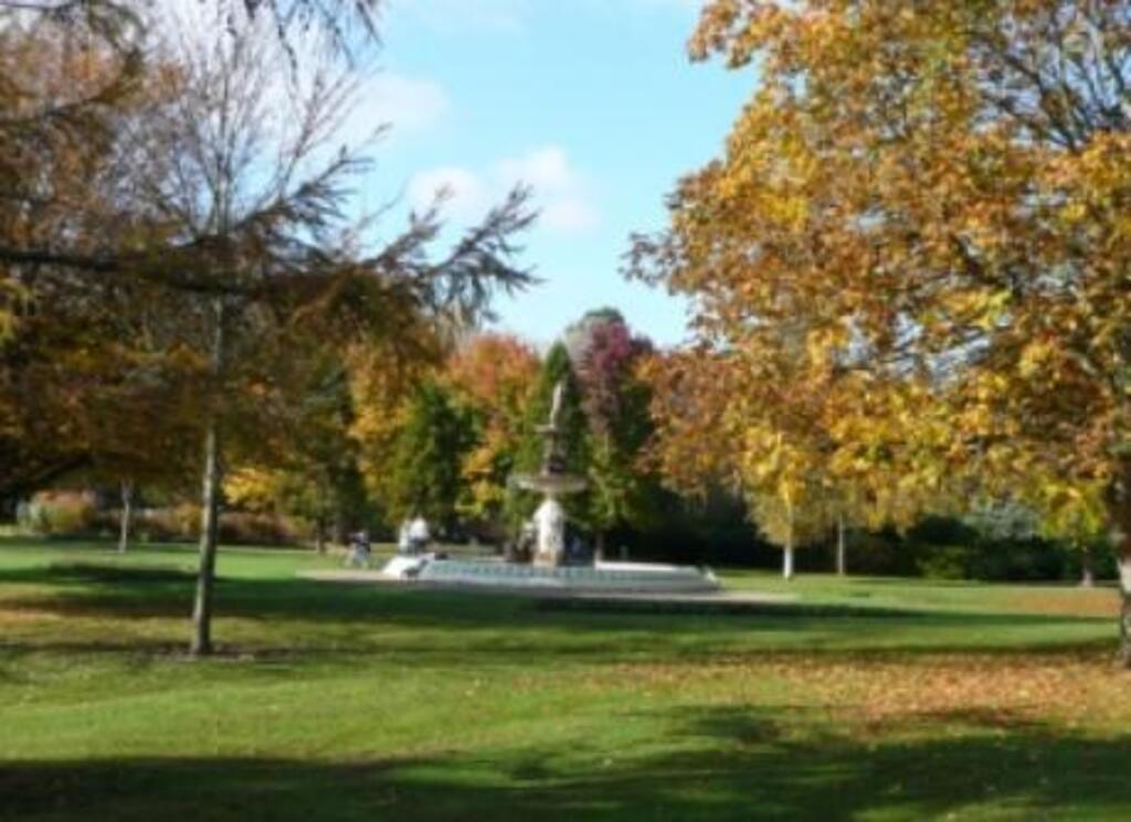 Vivary park in the centre of Taunton