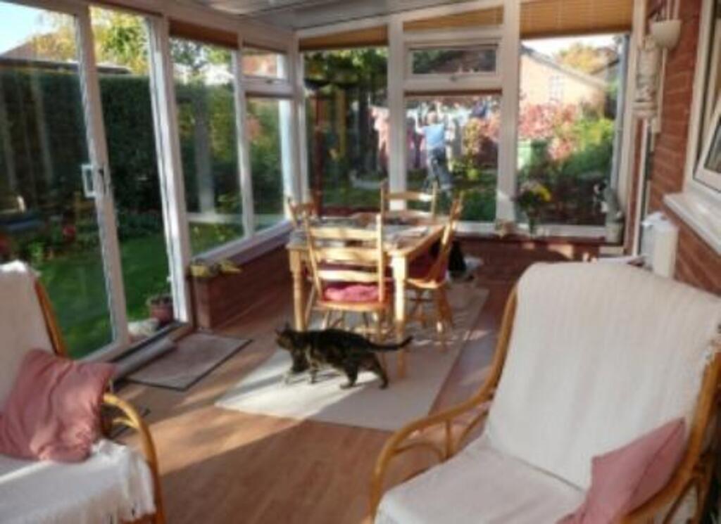 Garden room showing patio doors to the garden