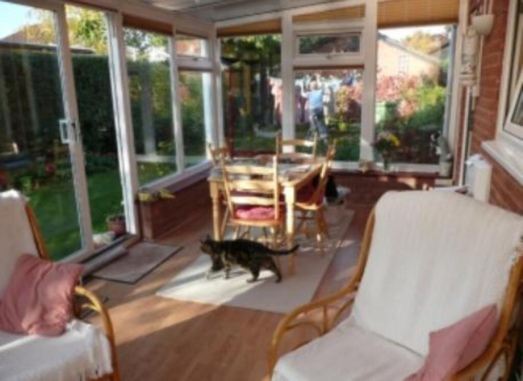 Garden room showing patio doors to the garden