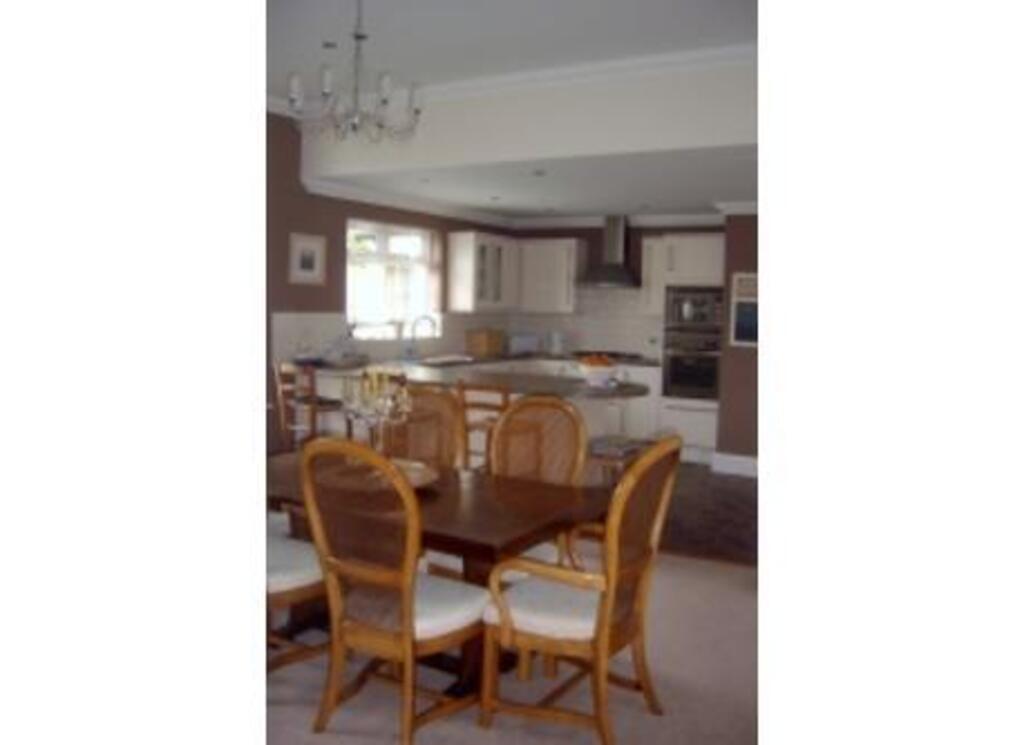 Kitchen and dining room.